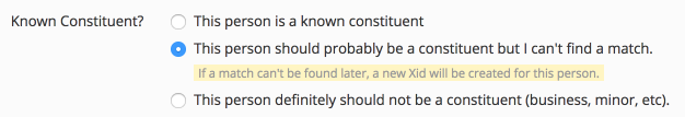 Options for constituent type: known, unknown, and known-non-constituent