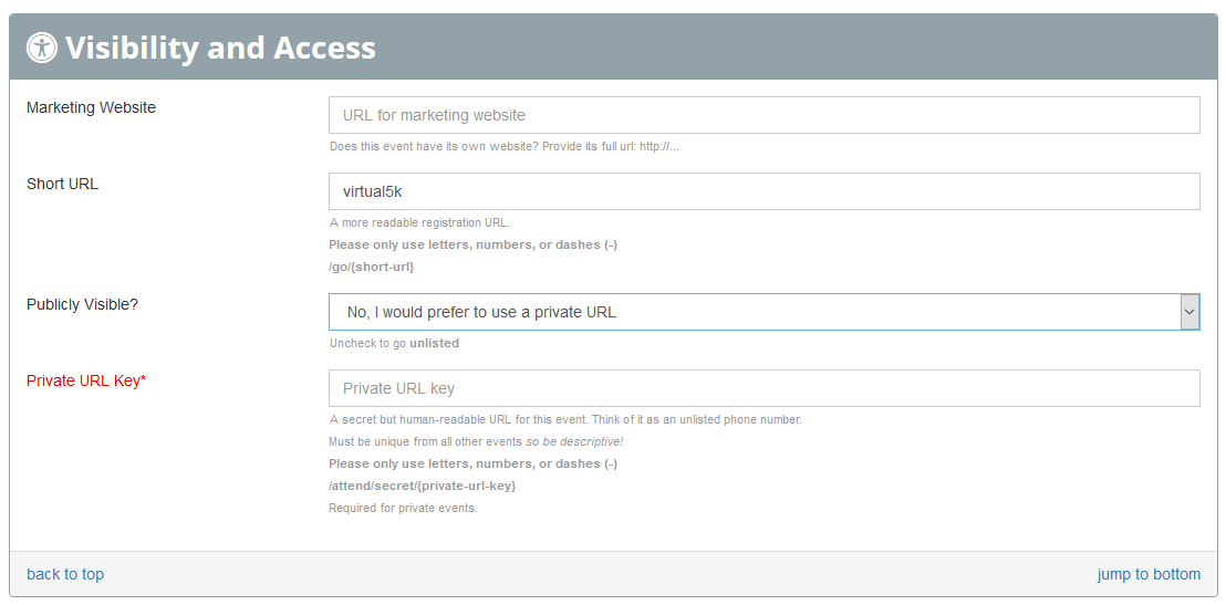 visibility and access