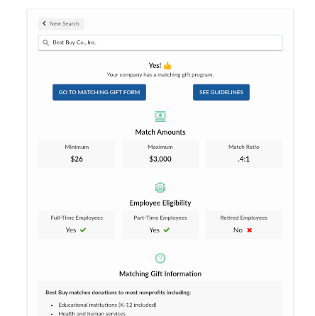 Confirmation Page
