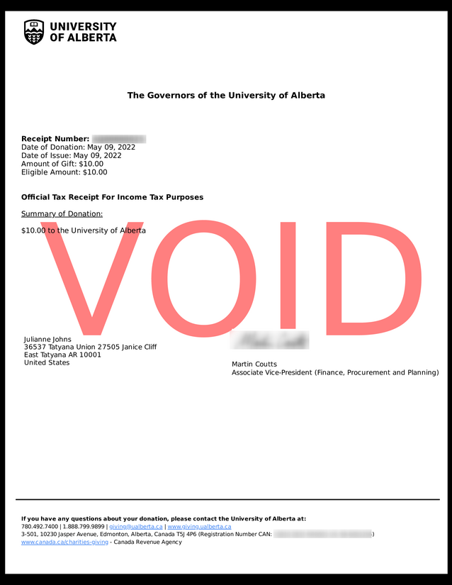 Void Receipt
