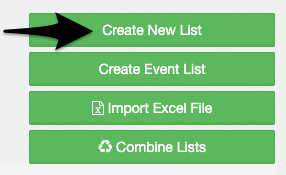 Create a new list with the Create New List button
