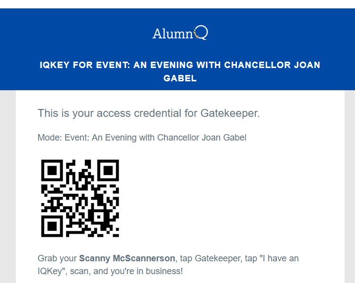 email your iqkey
