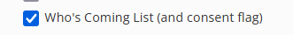 the activation of the consent field at the org level (very important)