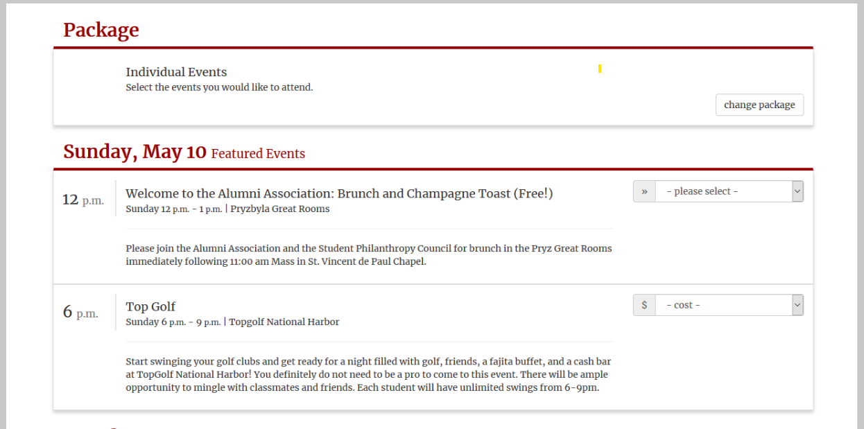 Screen shot of a sample panel header